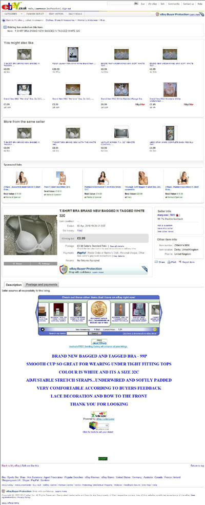 mary-ron eBay Auction Listing